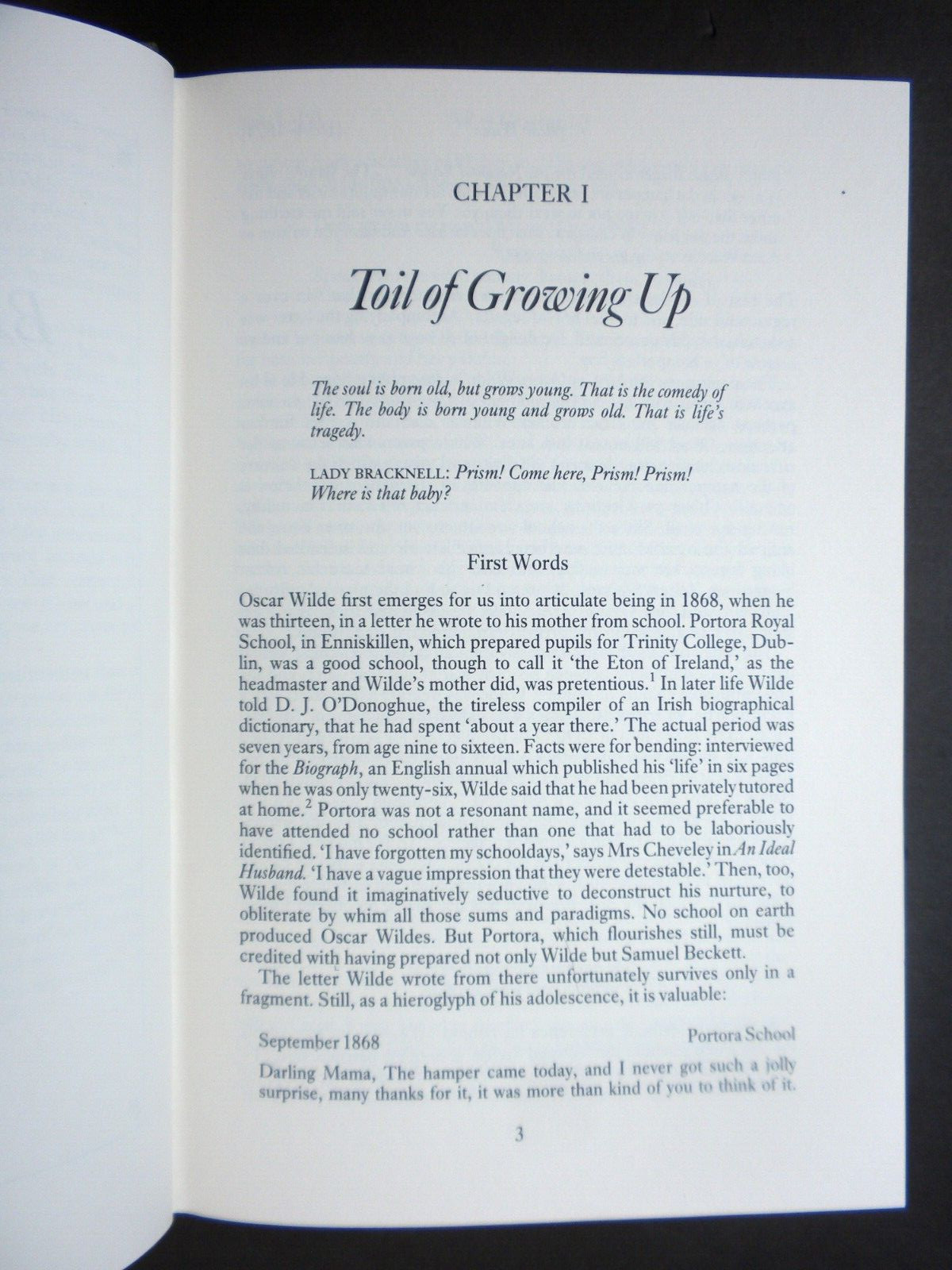 OSCAR WILDE 1988 UK hardcover biography by Richard ELLMANN HCDJ 632 pages