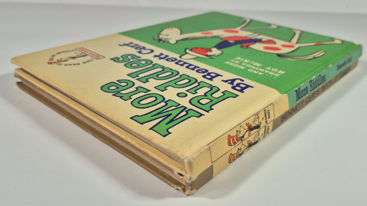 Lot of 2 Bennett Cerf’s 1960 Book Of RIDDLES Drawing by Roy McKie By Dr. Suess