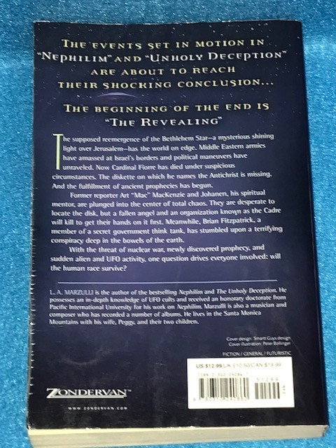 Complete Set 3 LA Marzulli NEPHILIM TRILOGY Books, Unholy Deception, Revealing