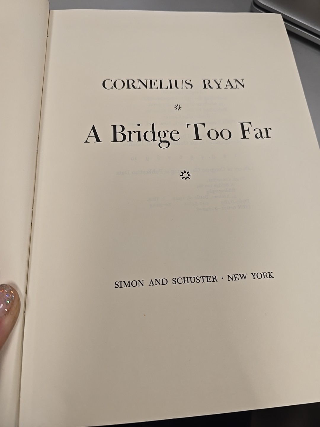 A Bridge too Far (Hardcover, 1st Edition 1974, Cornelius Ryan)