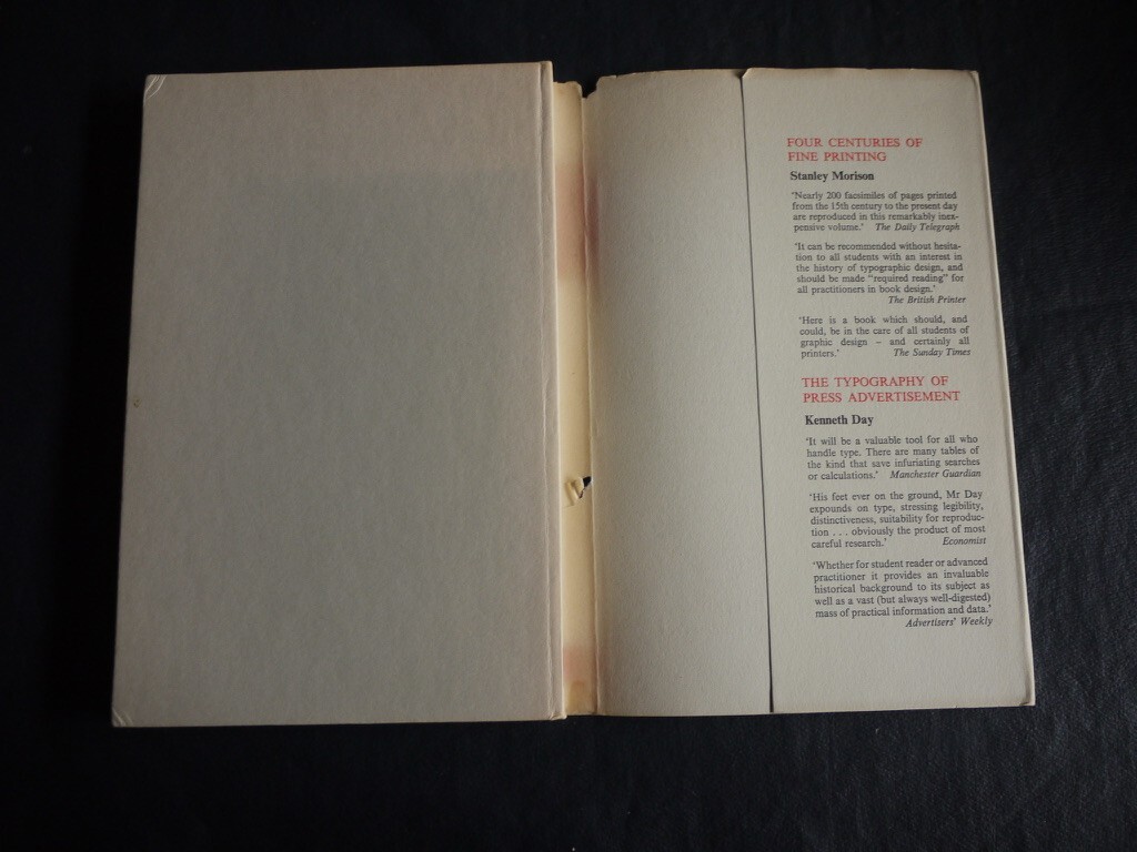 On Type Designs Past And Present by Stanley Morison