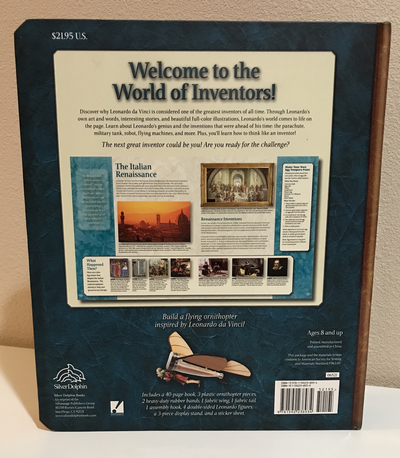 World of Inventors: Leonardo da Vinci By Lorraine Jean Hopping Book & Activity