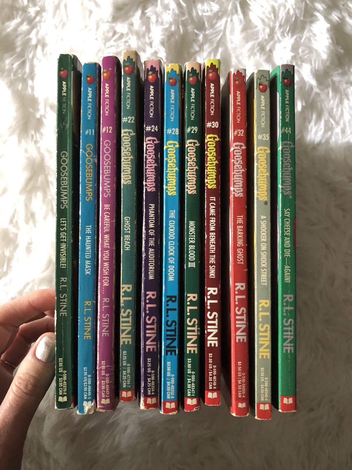 Goosebumps Book Lot True First 1st Prints (number line) RL Stine Vintage 90s
