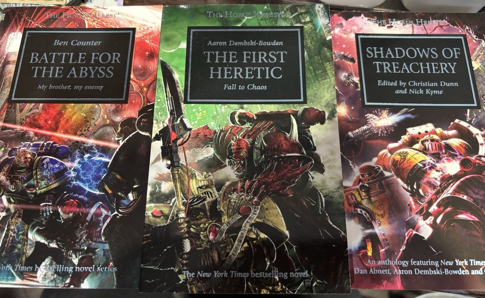 The Horus Heresy Battle for the Abyss, The First Heretic, Shadows of Treachery …