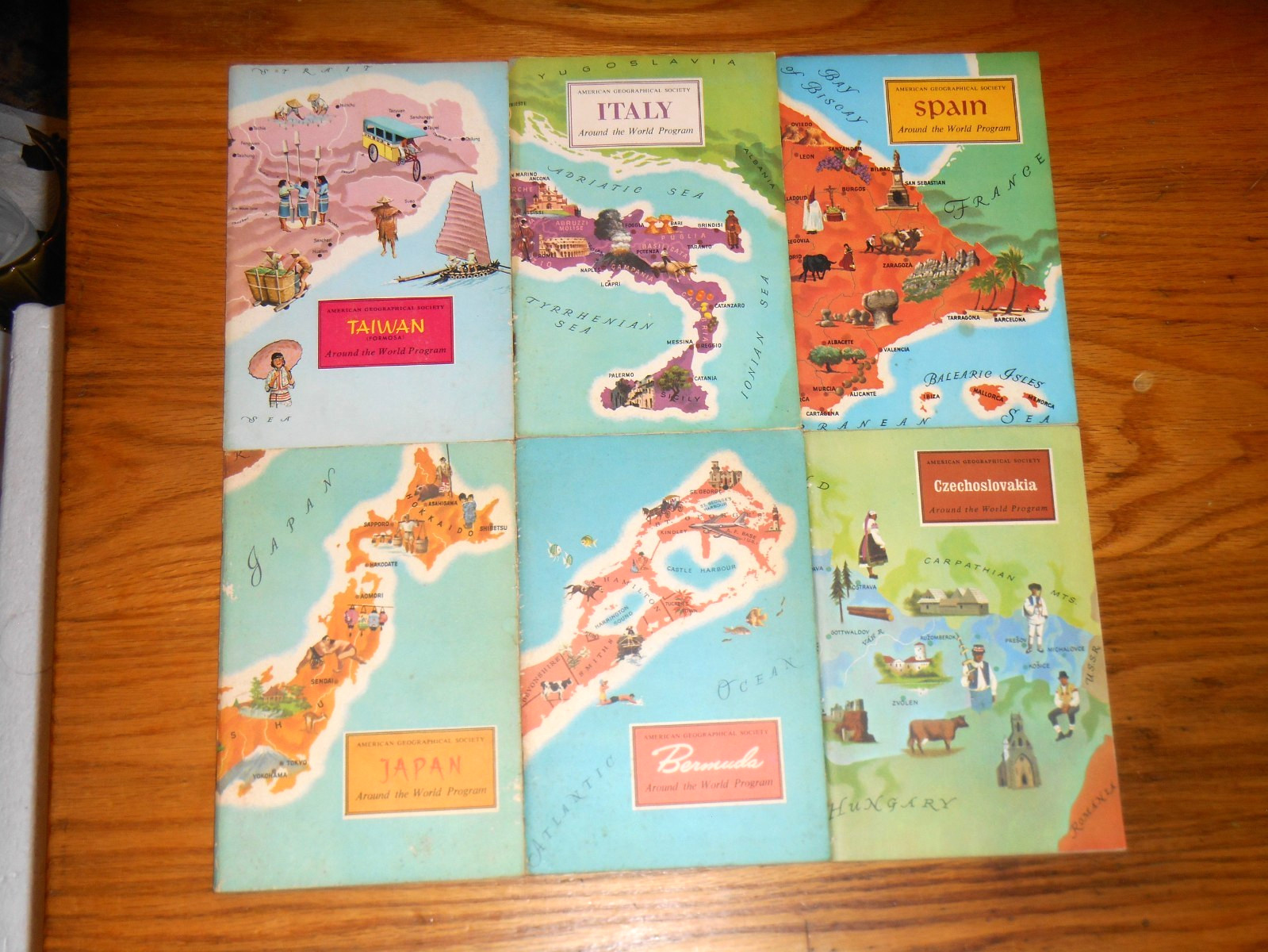American Geographical Society Around the World Lot of 20 Travel Books 1967