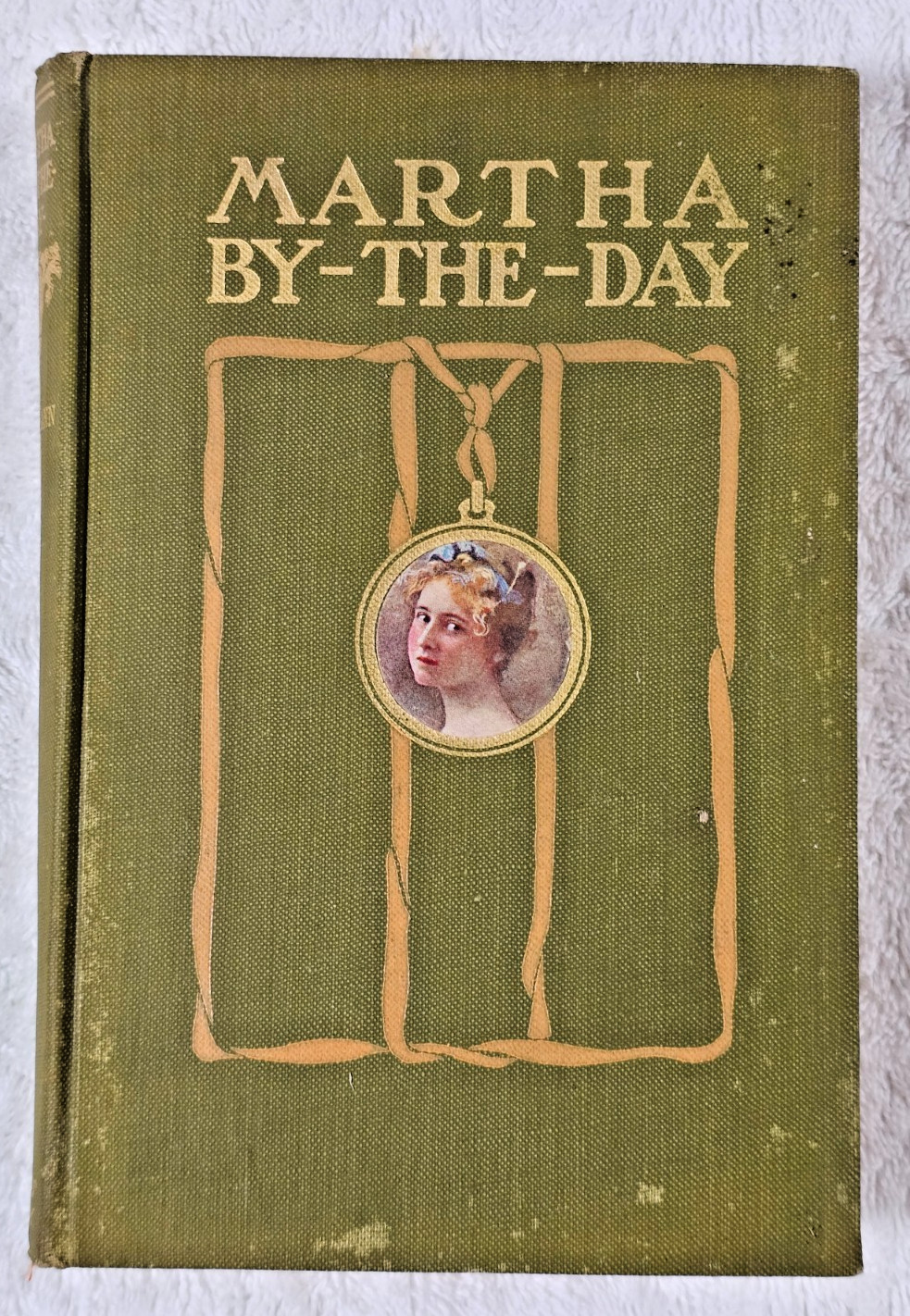 1914 Martha By-the-Day by Julie M. Lippmann Henry Holt Art Deco Cover VTG