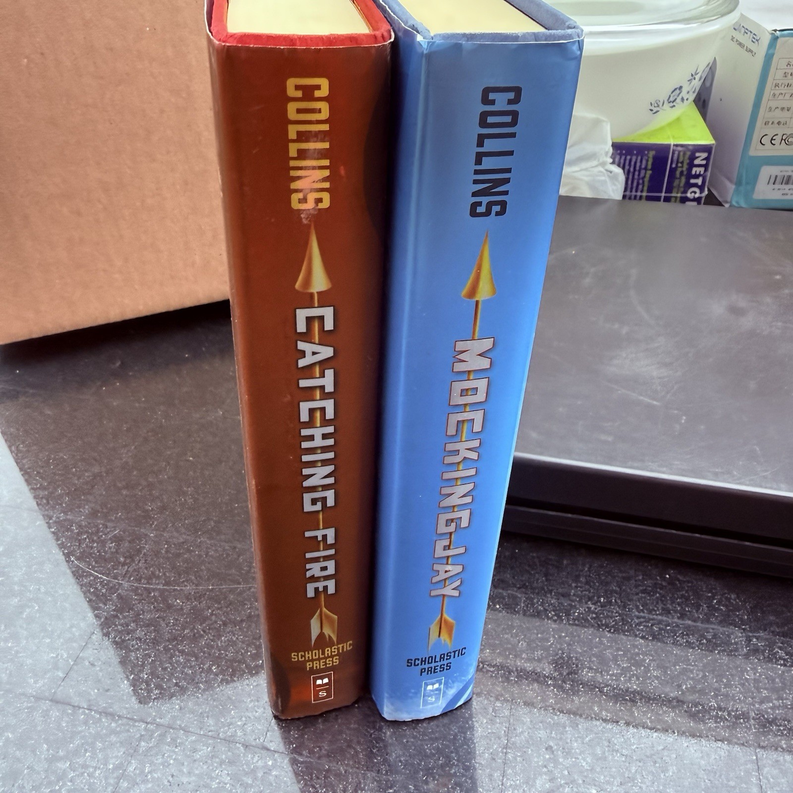 The Hunger Games Catching Fire Mockingjay Suzanne Collins HC Scholastic Press