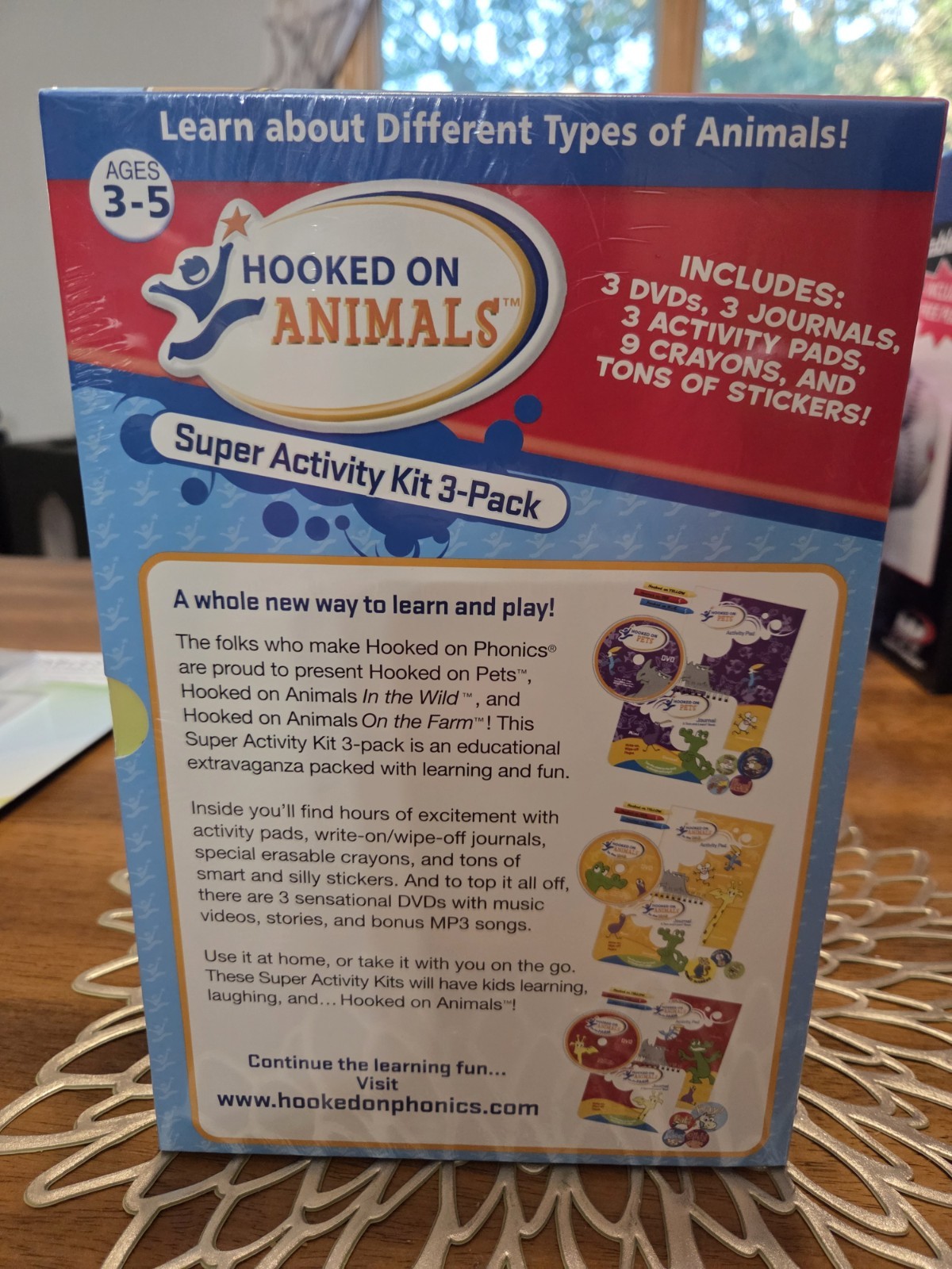 Super Activity 3-pack – Hooked on Animals by LLC HOP