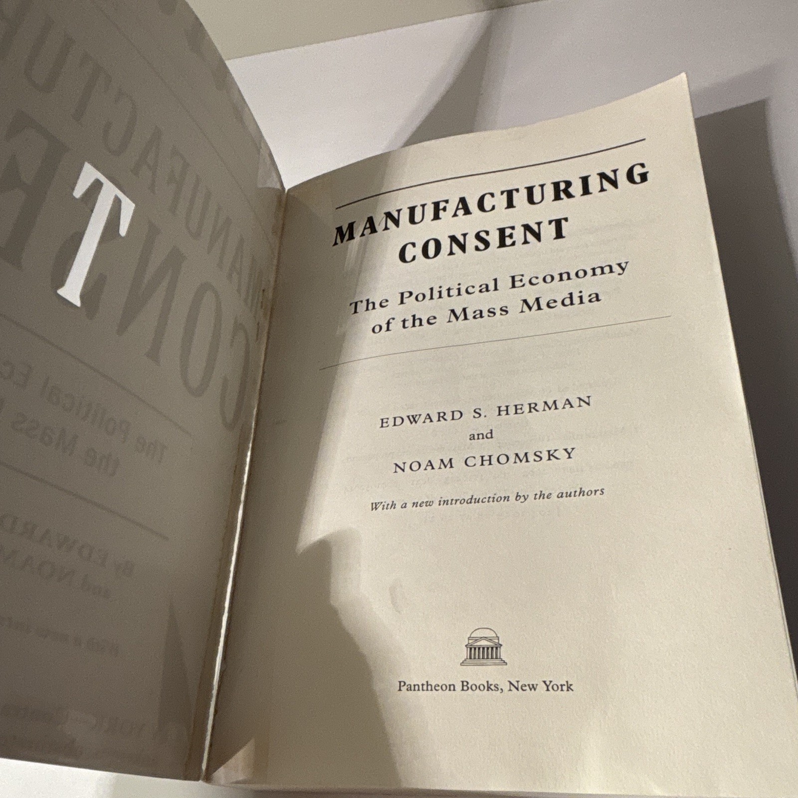 Herman & Chomsky Manufacturing Consent Paperback