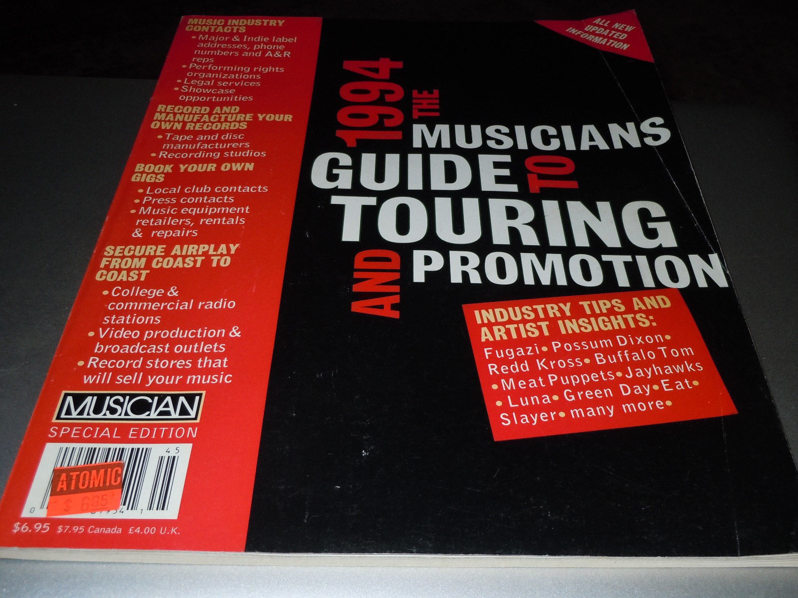 The 1994 Musicians Guide to Touring and Promotion – Musician Special Edition