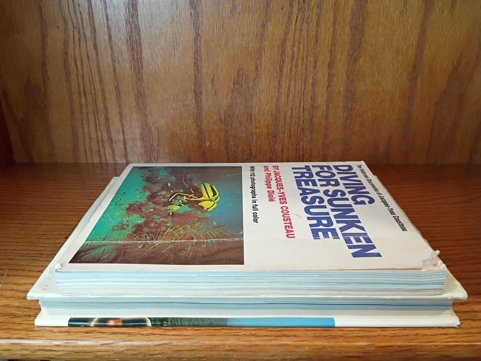 Lot Of 2 The Undersea Discoveries Of Jacques-Yves Cousteau & Philippe Dione Rare