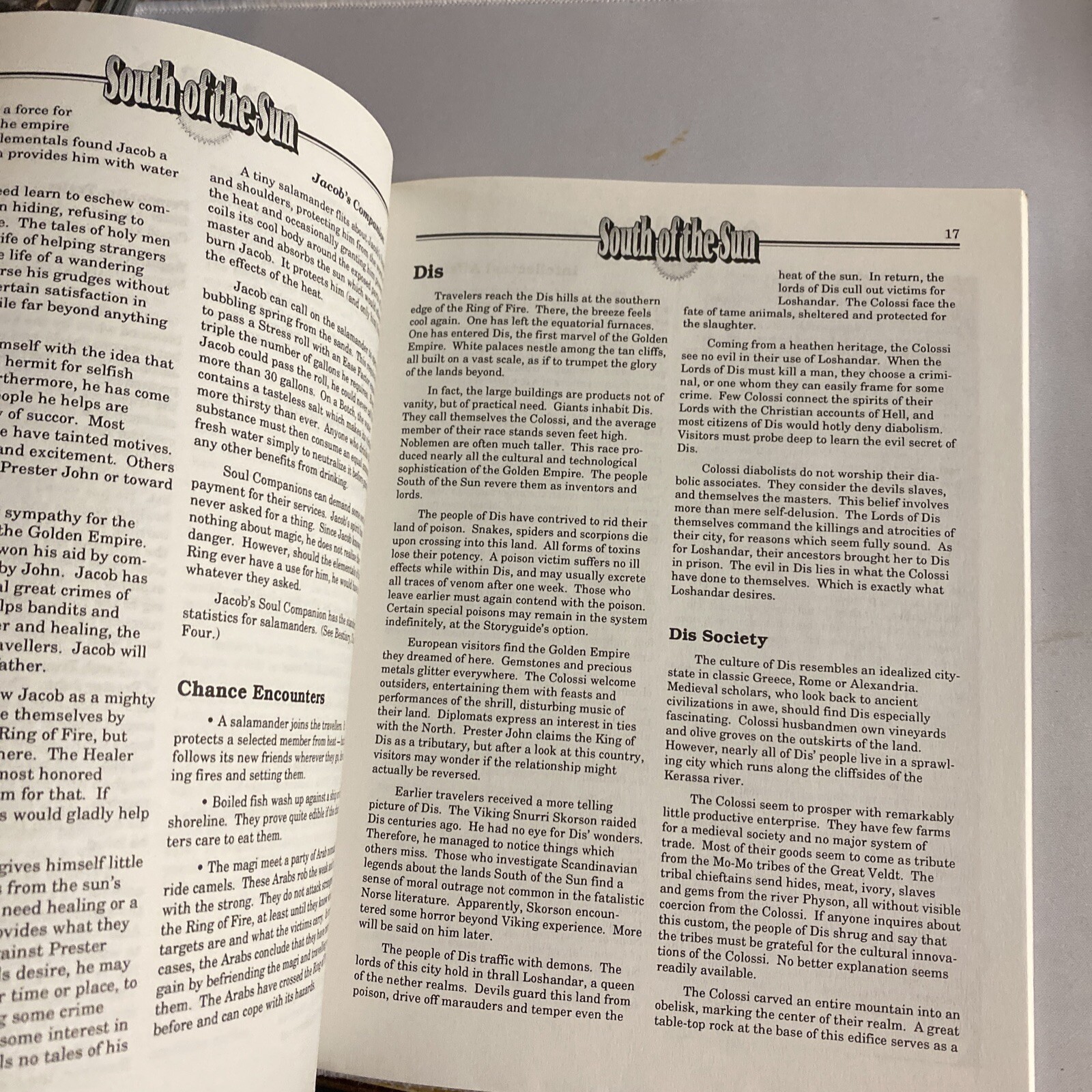 ARS Magica – South of the Sun (Sourcebook) – by Thomas Kane – Atlas Games RPG