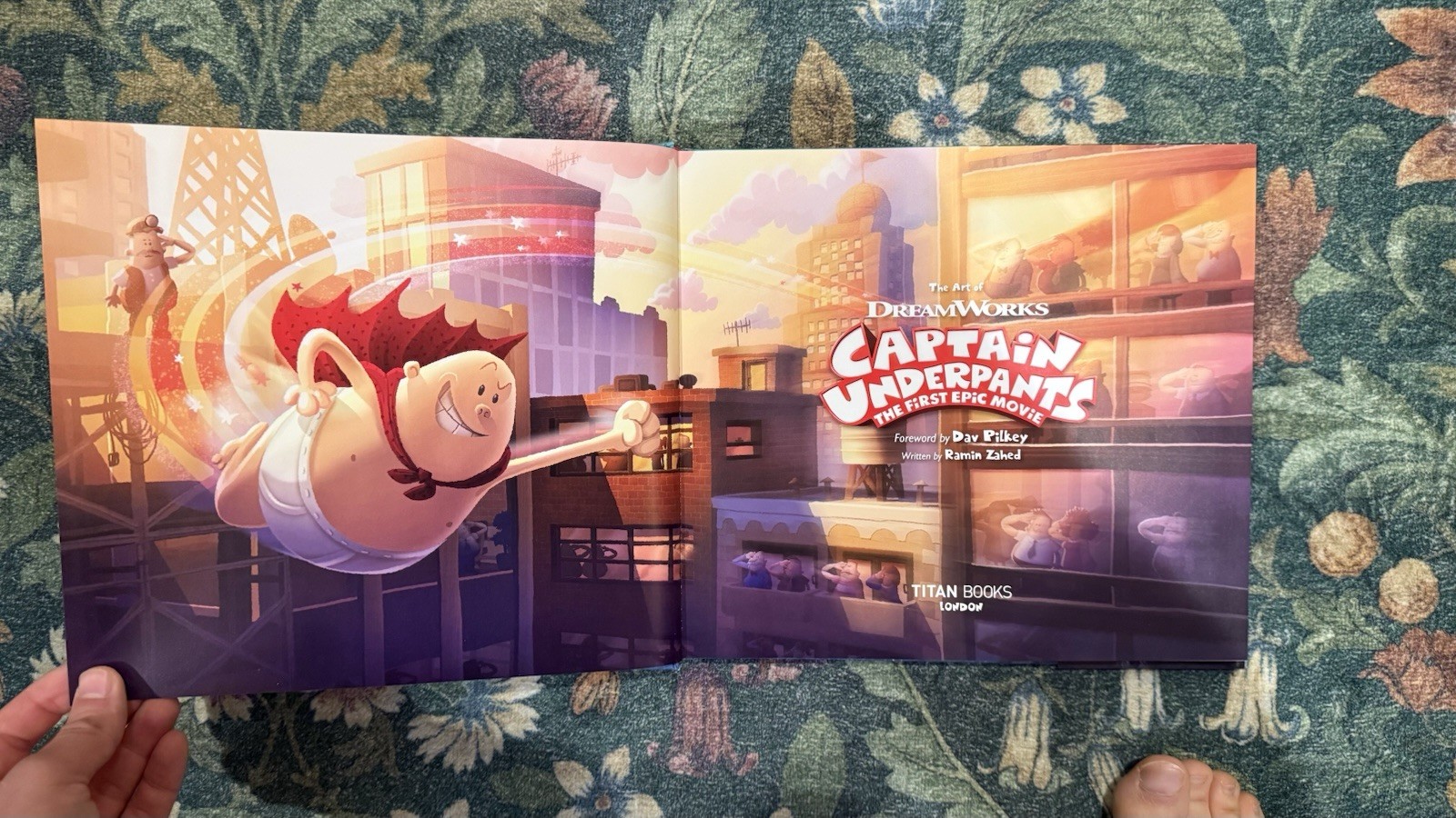Titan Books The Art of Captain Underpants: The First Epic Movie HC 2017 Illus