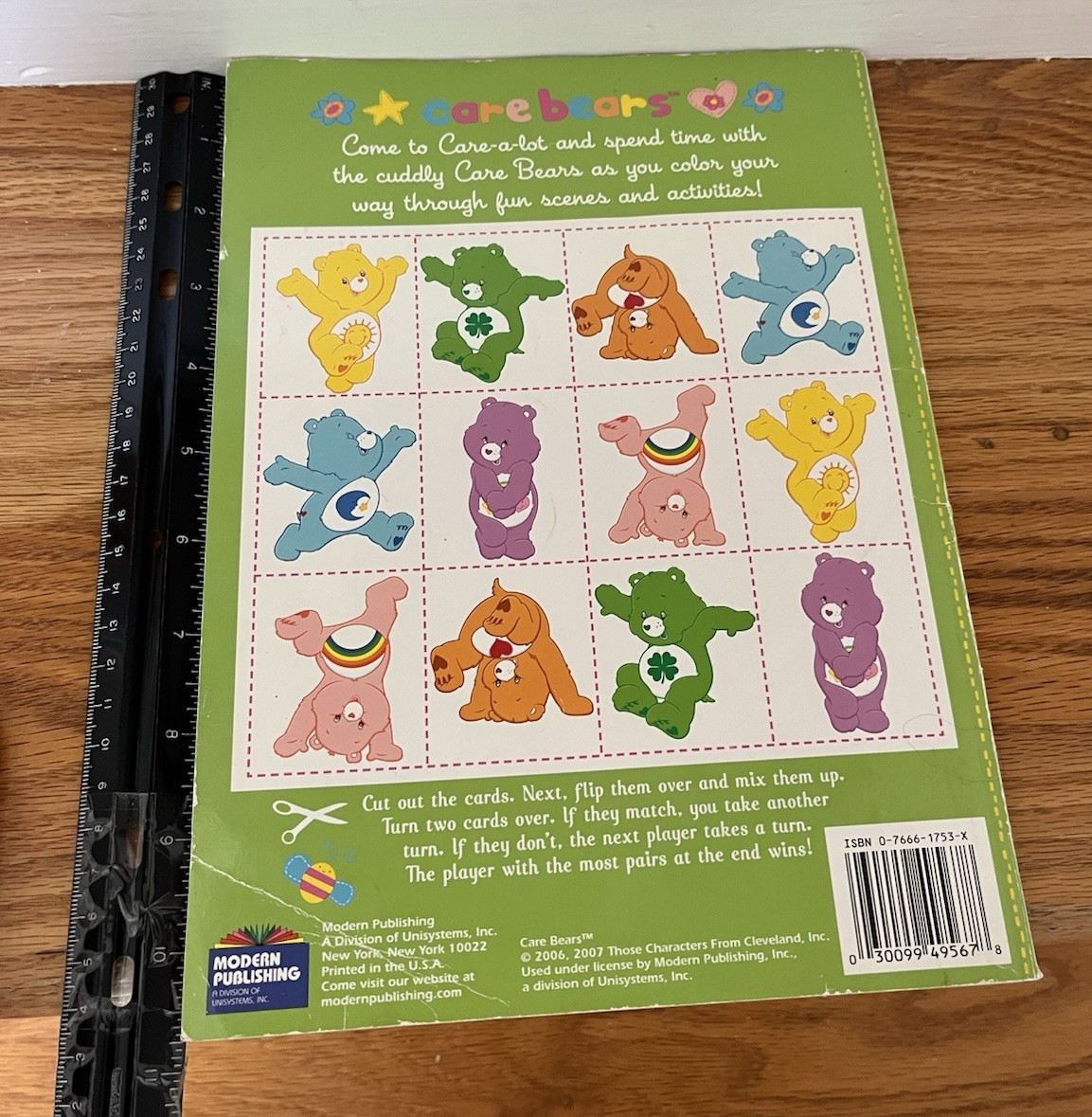 Care bear Giant coloring & activity book 2007 18 pages marked on