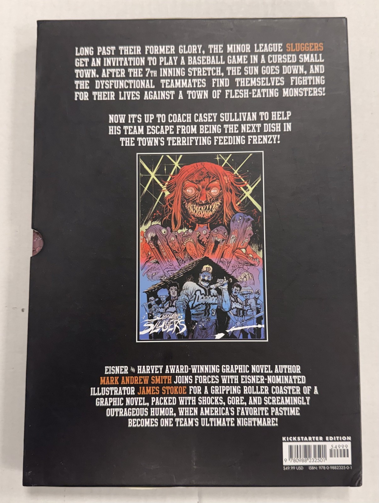 Sullivans Sluggers Hardback Slipcover by Mark Andrew Smith Kickstarter Edition