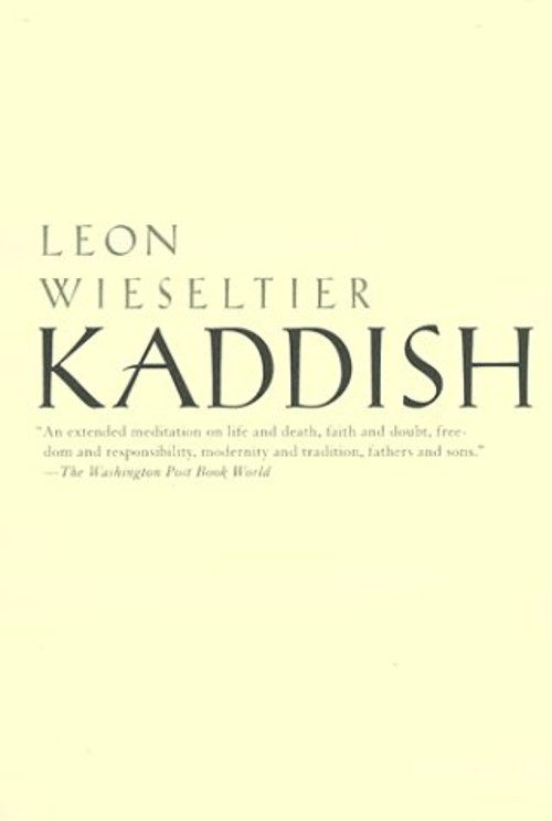 Kaddish Paperback Leon Wieseltier