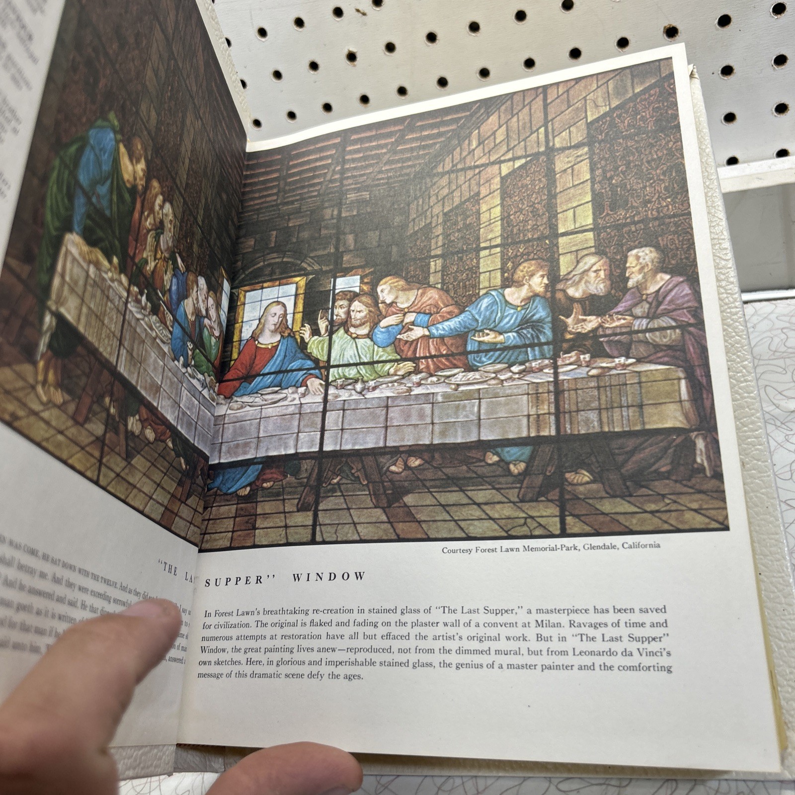 Family Bible King James Red Letter Holy Bible The Last Supper Edition 1985 Vtg