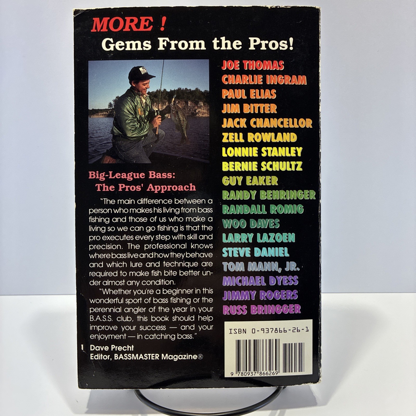 More Secrets of Americas Best Bass Pros – Paperback by Tucker, Tim VTG 260 Pages