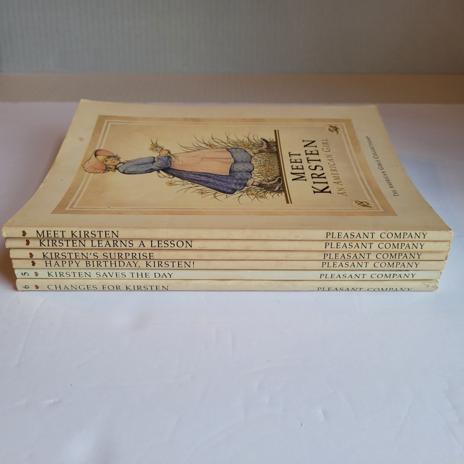 Vtg American Girl Kirsten Books 1-6 First Edition Complete Set Pleasant Company
