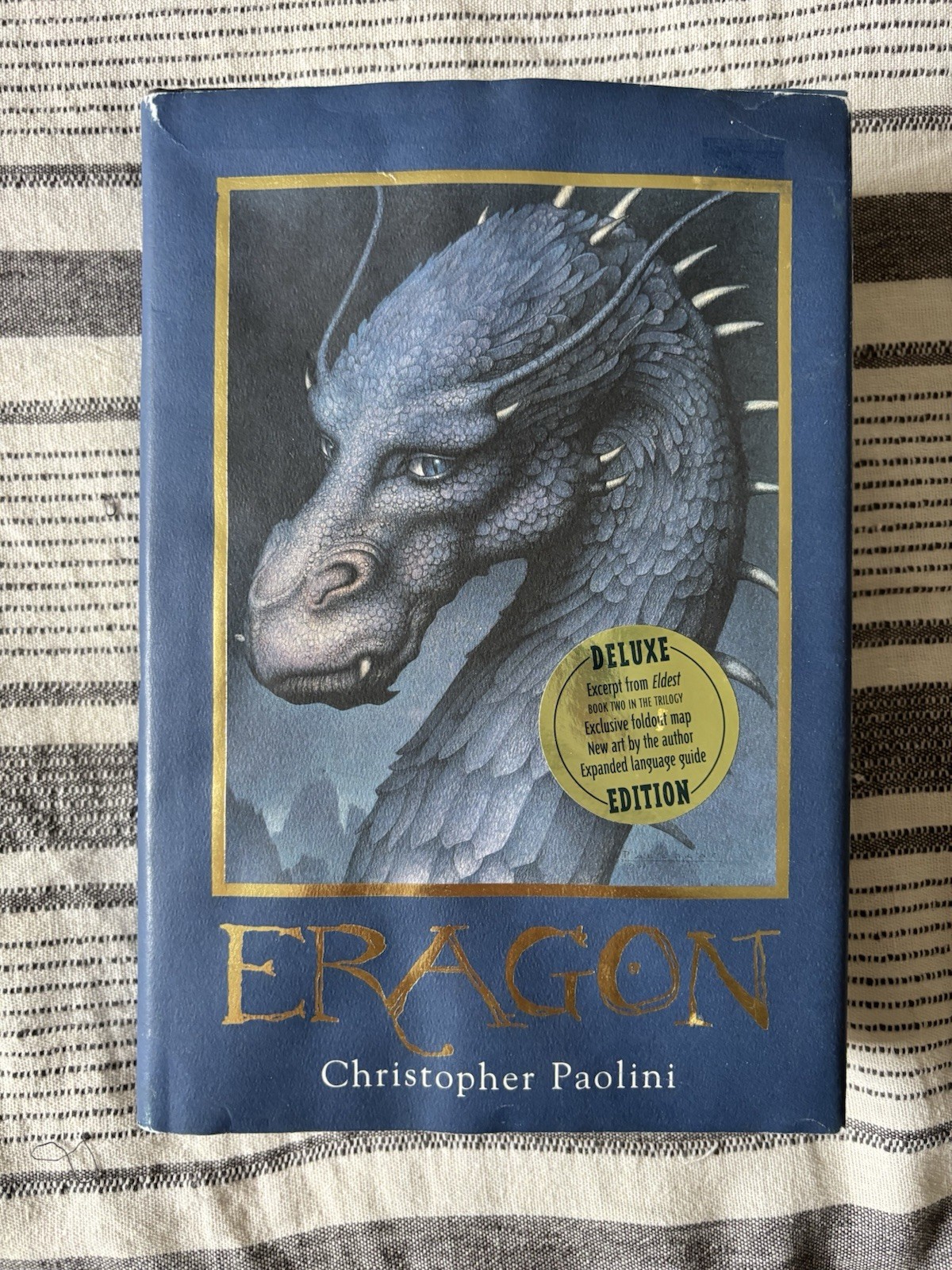 Eragon Christopher Paolini Deluxe Edition Hardcover w/Jacket Inheritance Bk 1