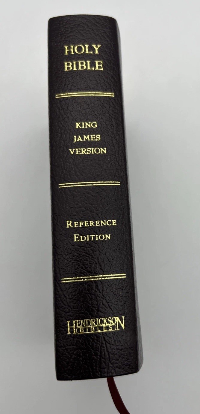 Holy Bible King James Version Reference Edition Hendrickson Bibles