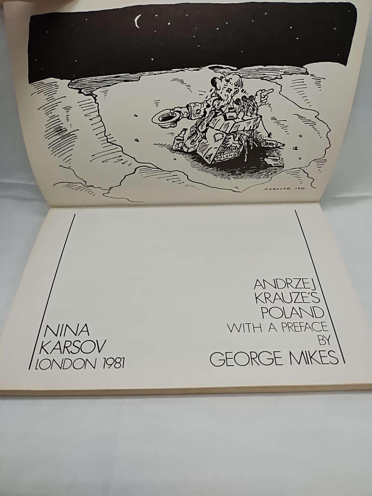 Andrzej Krauzes Poland Cartoonist Book