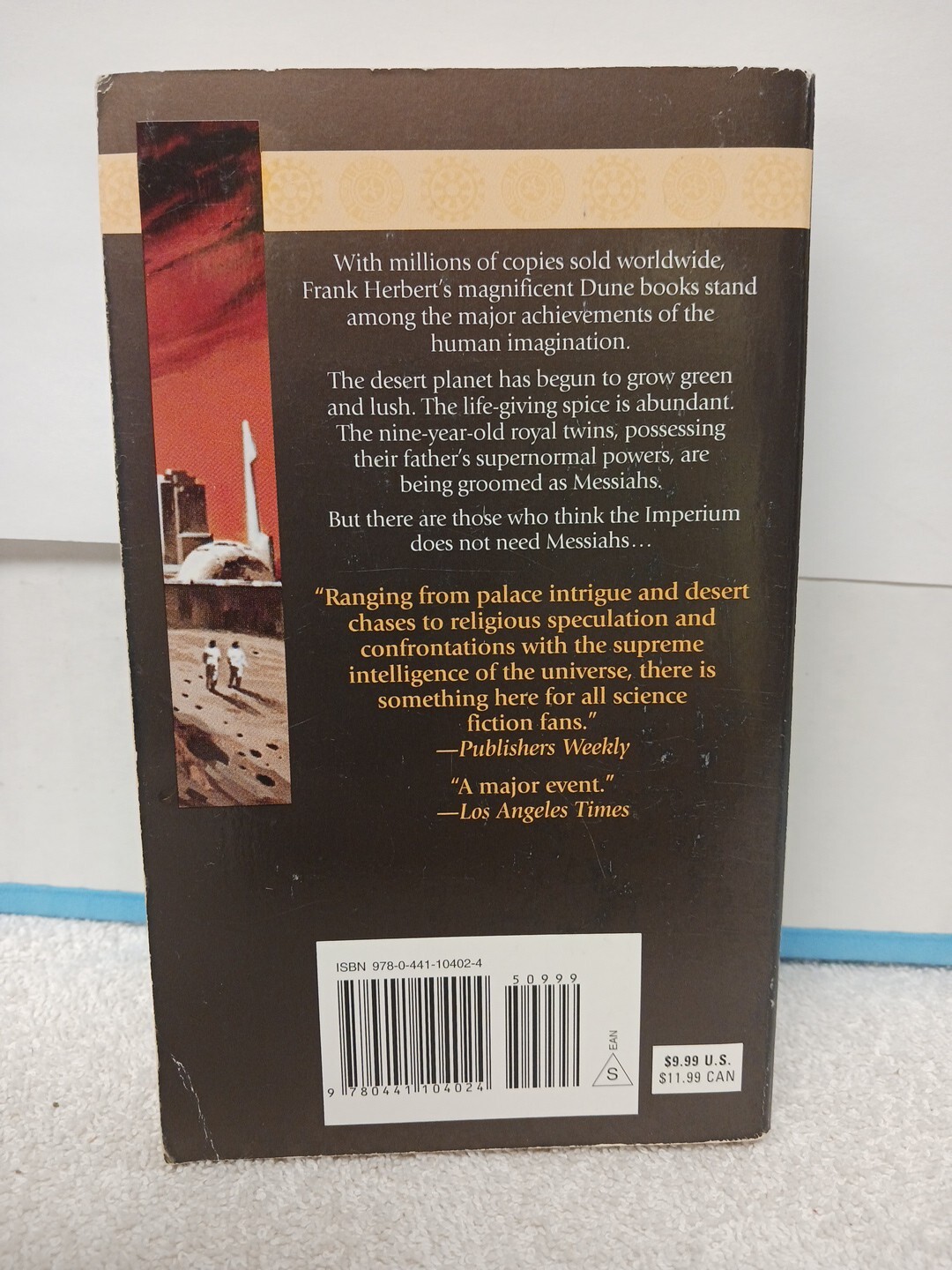 Dune Trilogy Children of Dune Messiah Frank Herbert ACE Books Edition Paperback