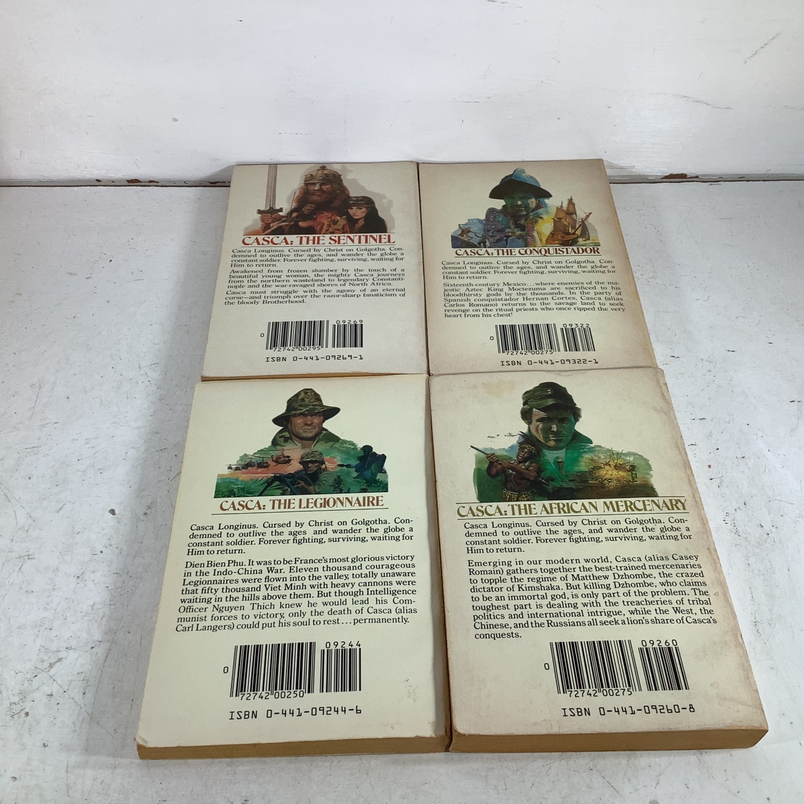 Casca the Eternal Mercenary Lot 20 Barry Sadler 1-16 18-20 22 ACE Charter PB VG