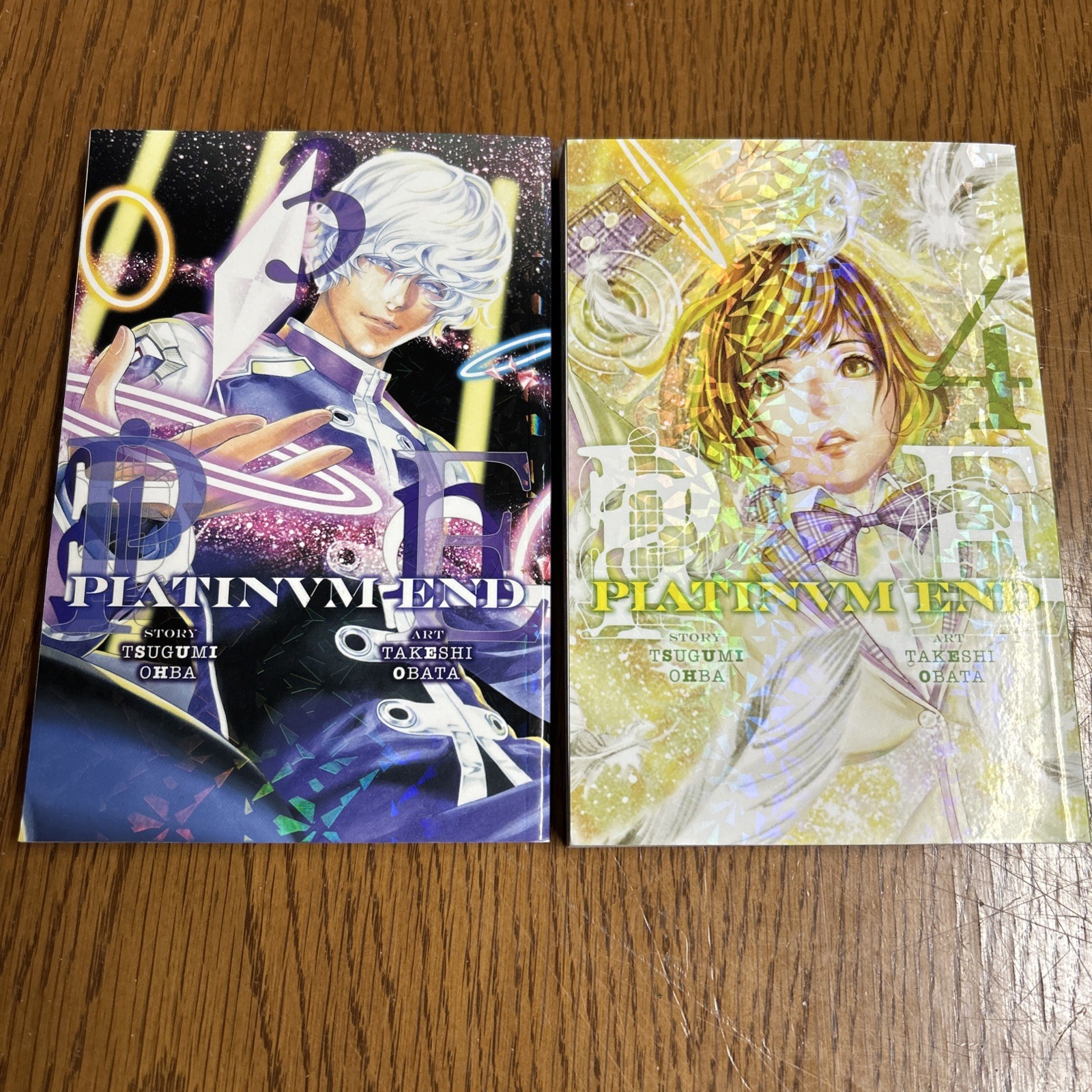 Platinum End English Manga Lot Vol 1 2 3 4 Viz Media Shonen Jump Tsugumi Ohba