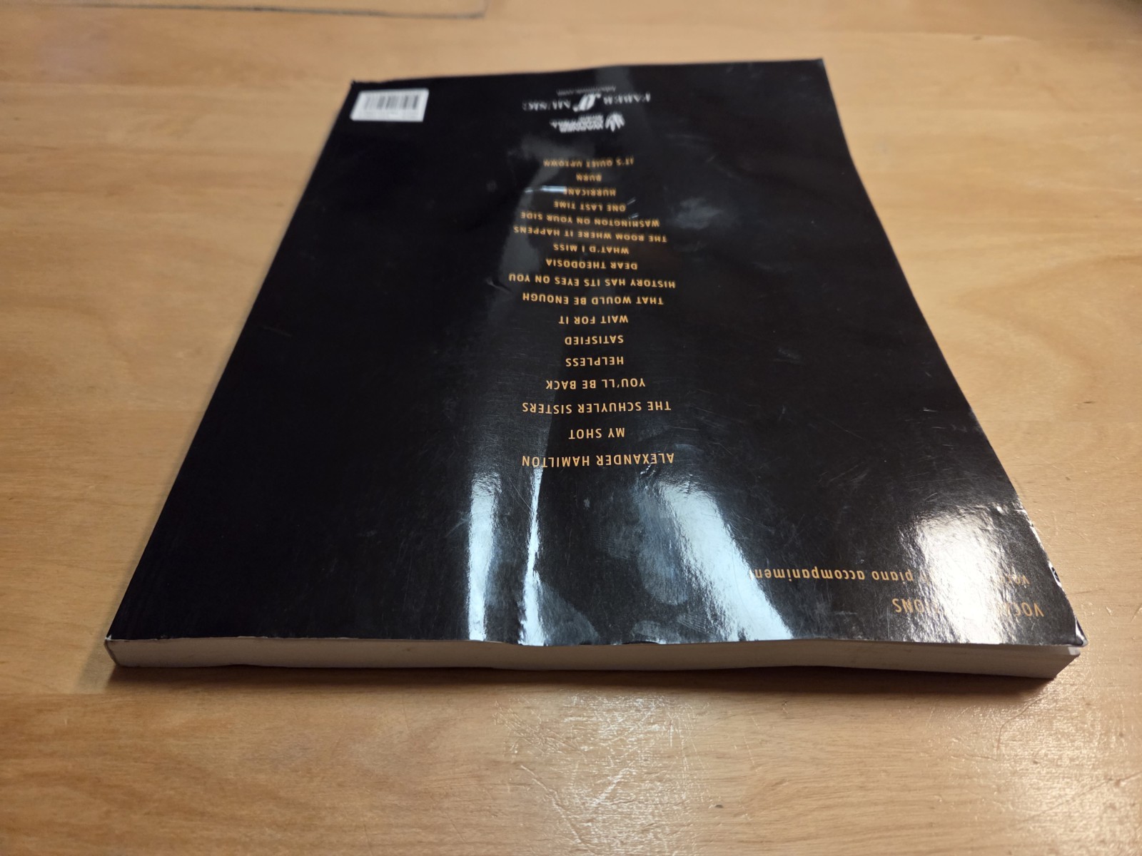 Hamilton Vocal Selections Sheet Music Lin-Manuel Miranda Softcover Ships Free