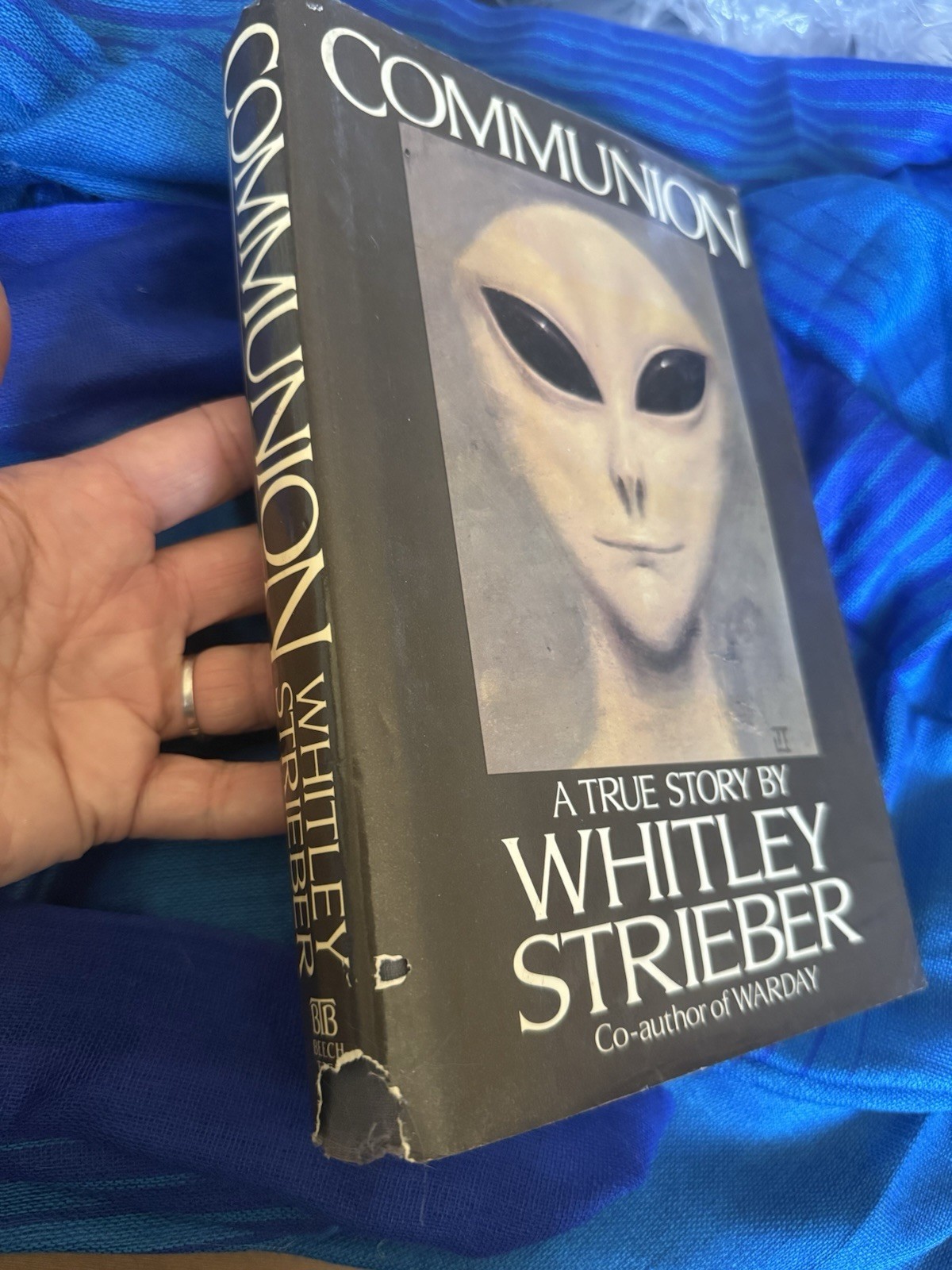 Communion | A True Story | by Whitley Strieber | 1987 UFO Aliens 1st Ed HCDJ