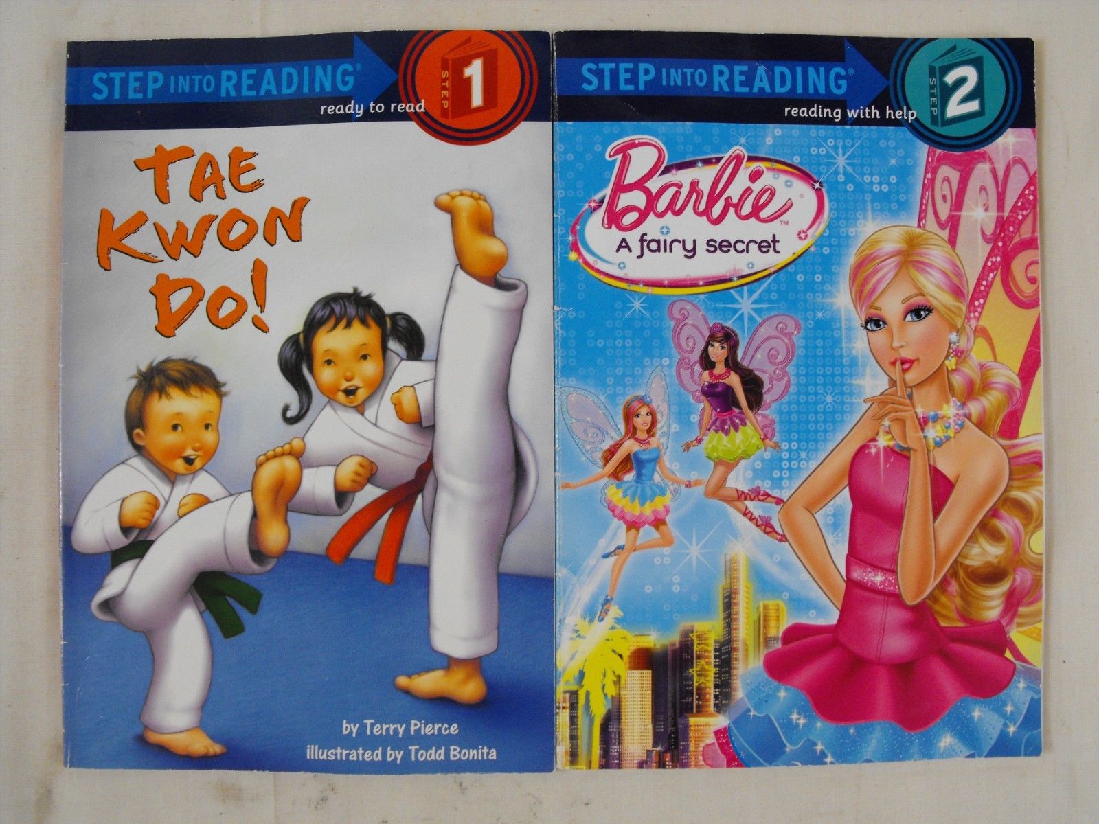 Step Into Reading 9 BooK Lot – Step 1, 2 & 4 – Good Condition