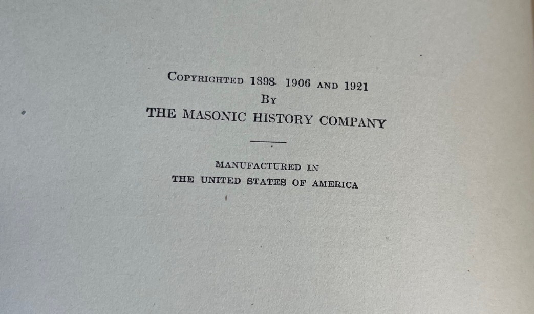 1921 Mackey’s Revised History of Freemasonry by Robert Ingham Clegg Volume 1-7