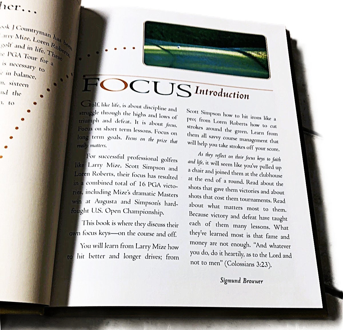 Focus : The Name of the Game ~ Sigmund Brouwer – Scott Simpson NEW Hardcover