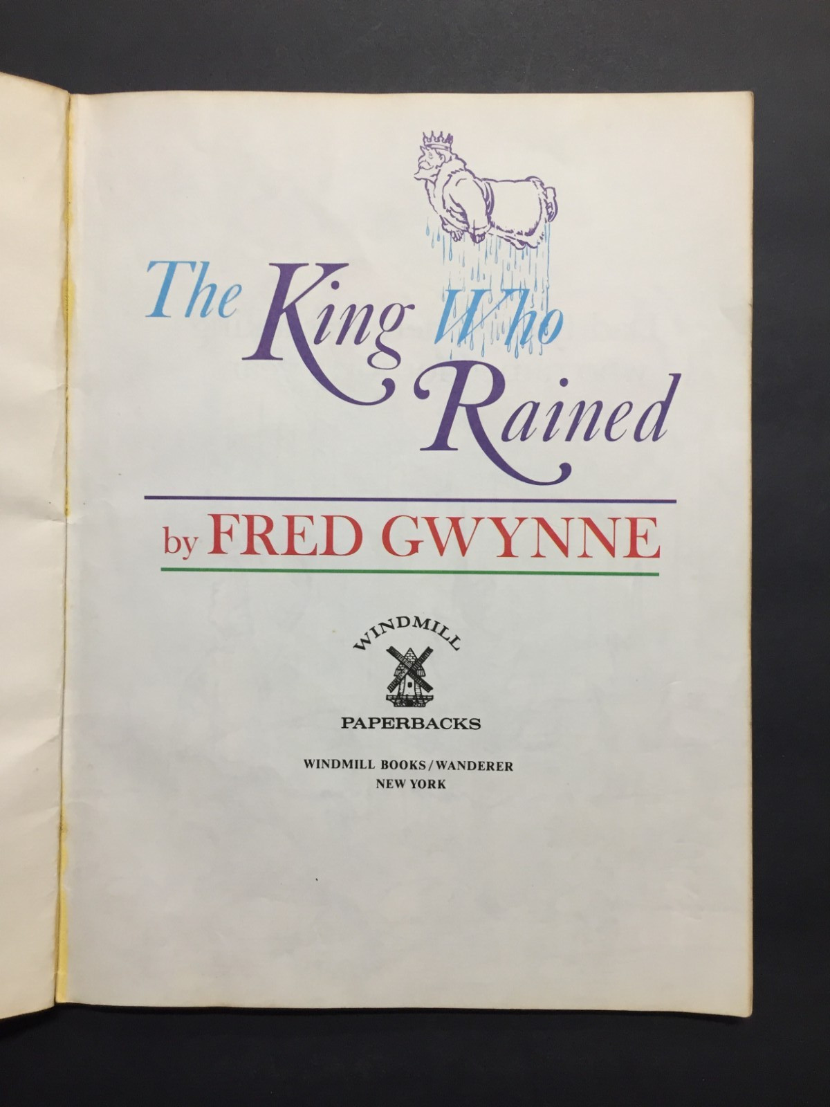 The King Who Rained by Fred Gwynne/Growing Vegetable Soup/Shapes/Numbers