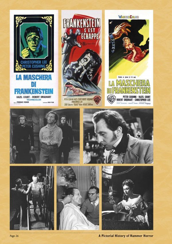 A History Of Hammer Horror – 456 page Softcover / Movies made by hammer Studios