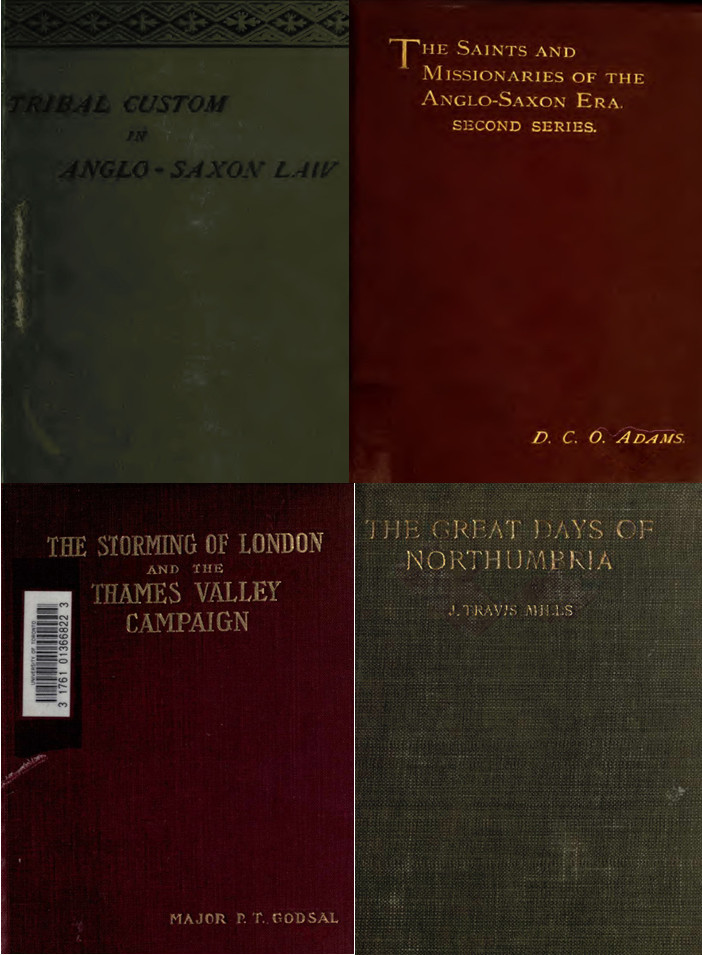 195 Old Rare Books on The Anglo-Saxon History Culture Wars Language Kings on DVD