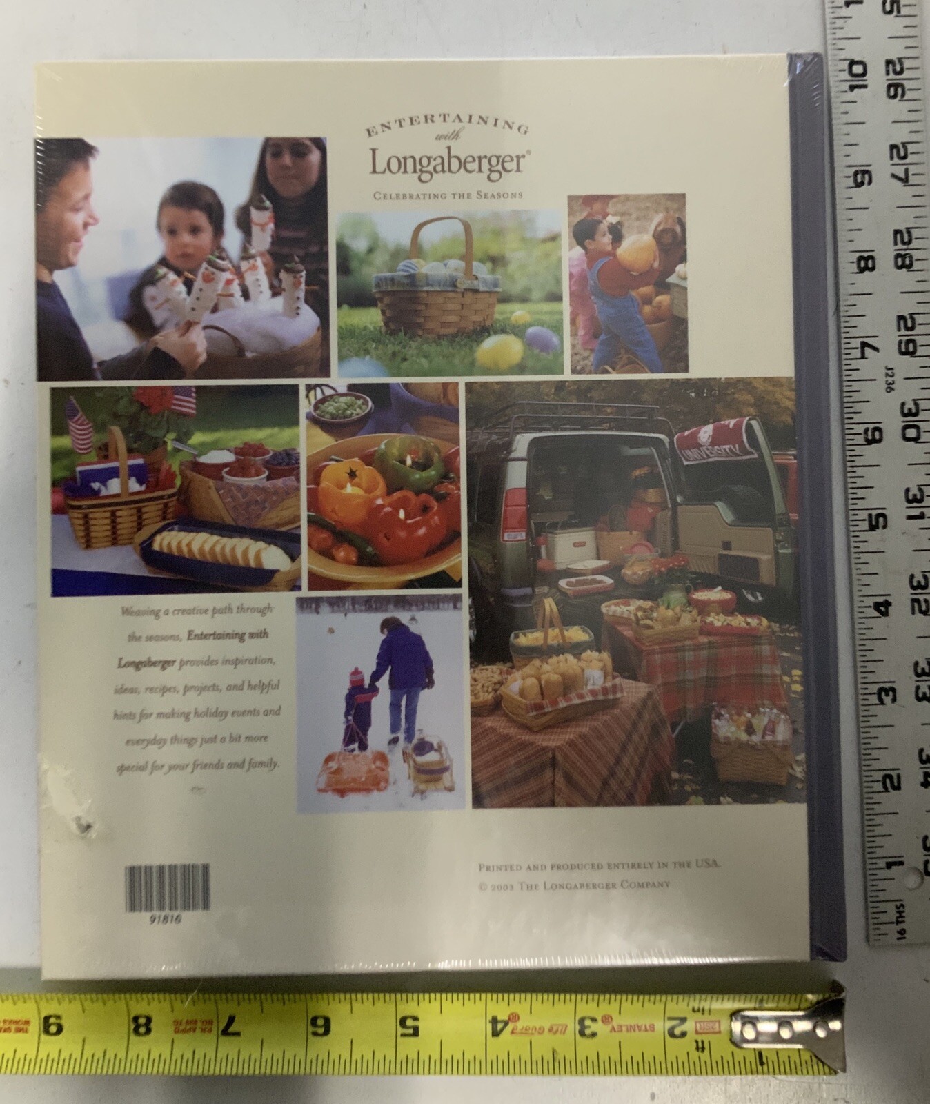 Entertaining with Longaberger Book Celebrate the Seasons 2003 Hardback