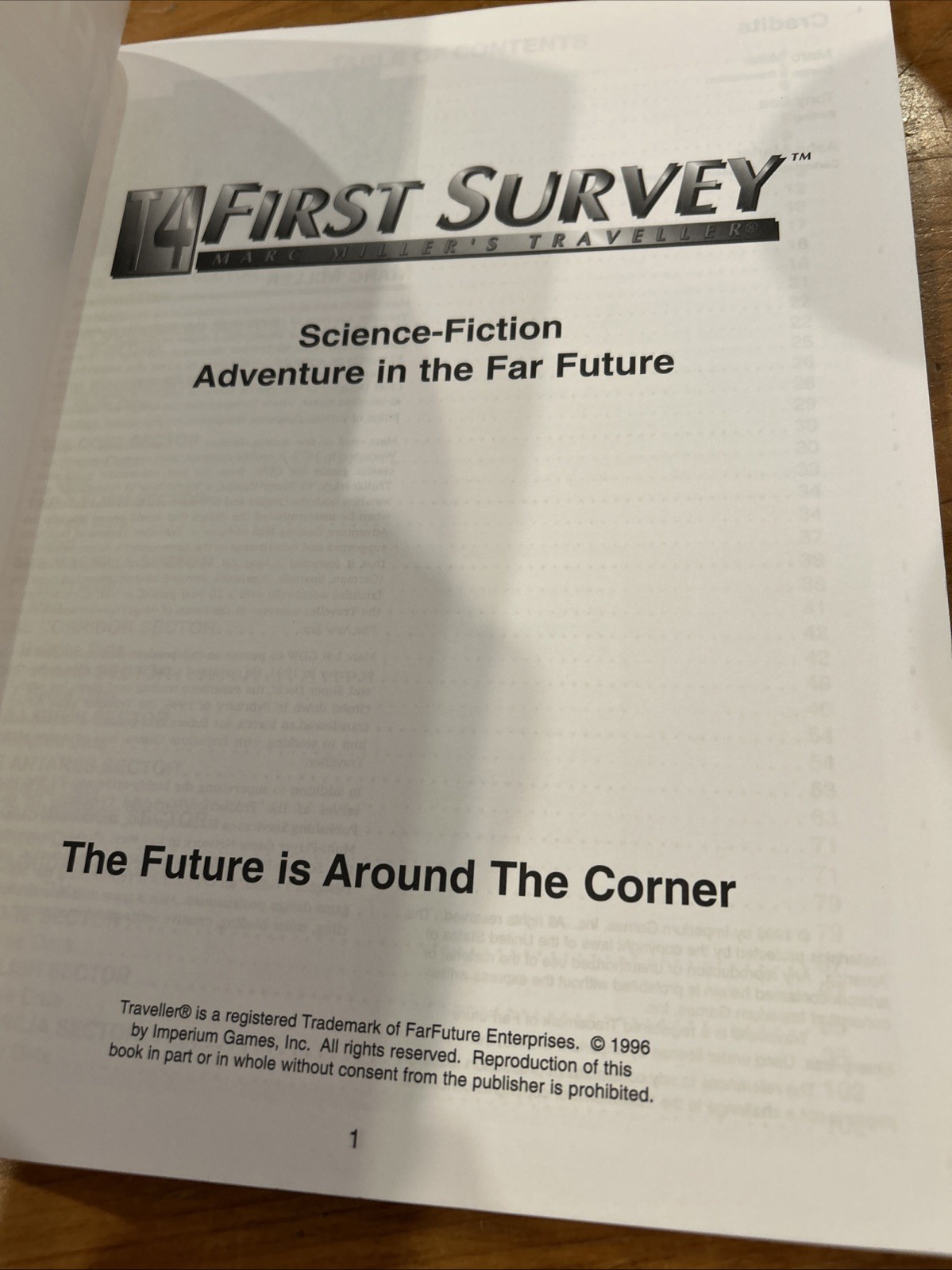 Marc Millers Traveller T4 -First Survey, Milieu-O 2x Issues 1996 Paperback VG+