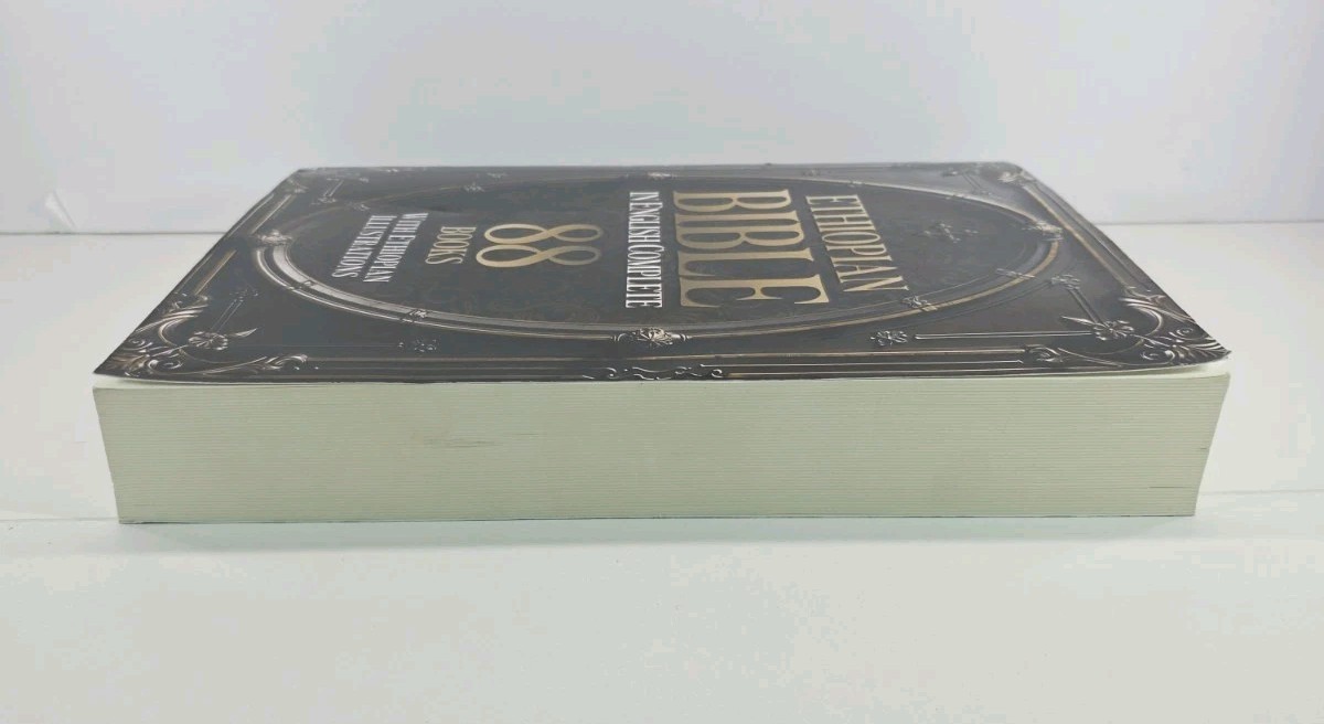 ETHIOPIAN BIBLE In English Complete 88 BOOKS W/ Ethiopian Illustrations
