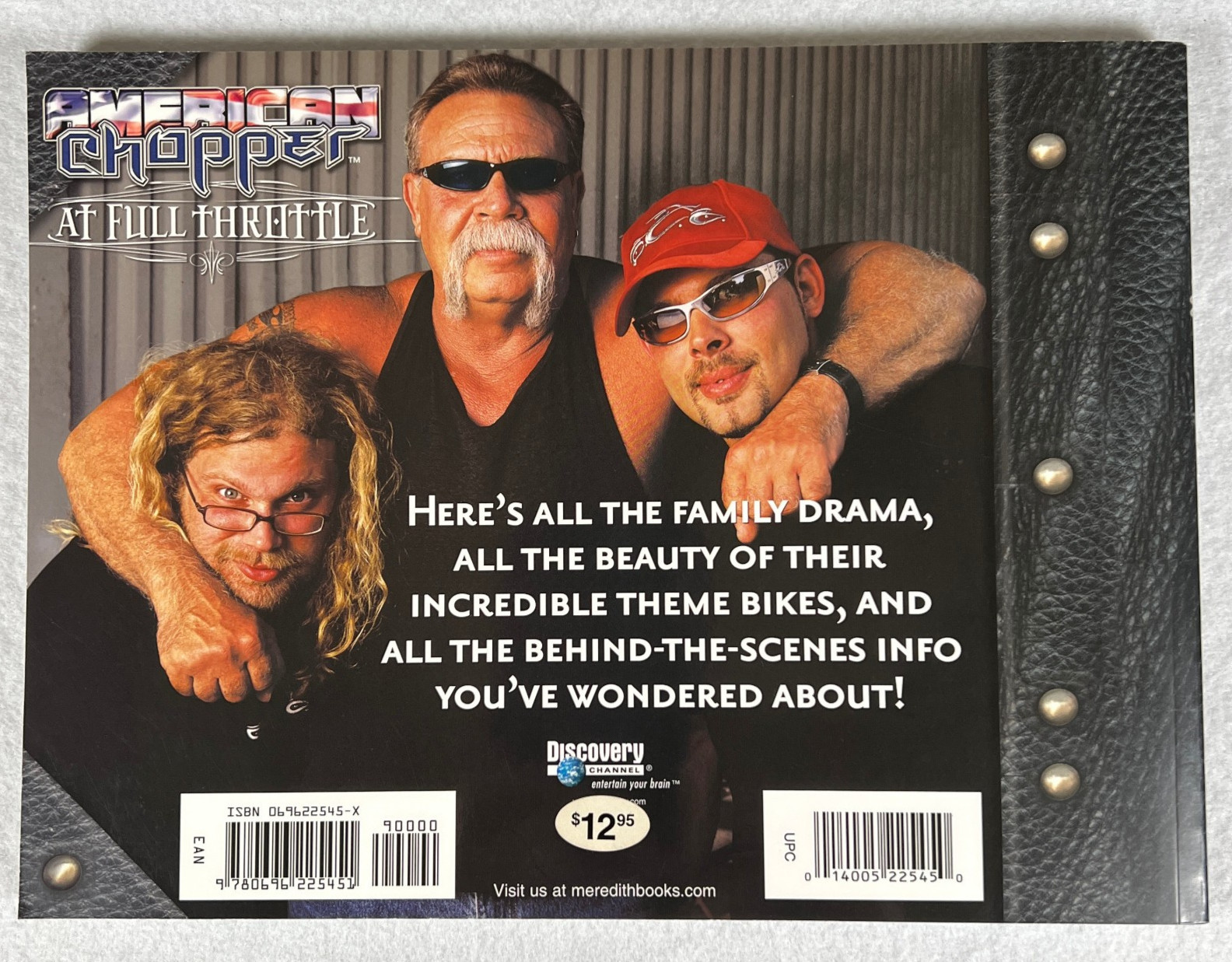 American Chopper At Full Throttle-Soft Cover Book. Like New, 1st edition