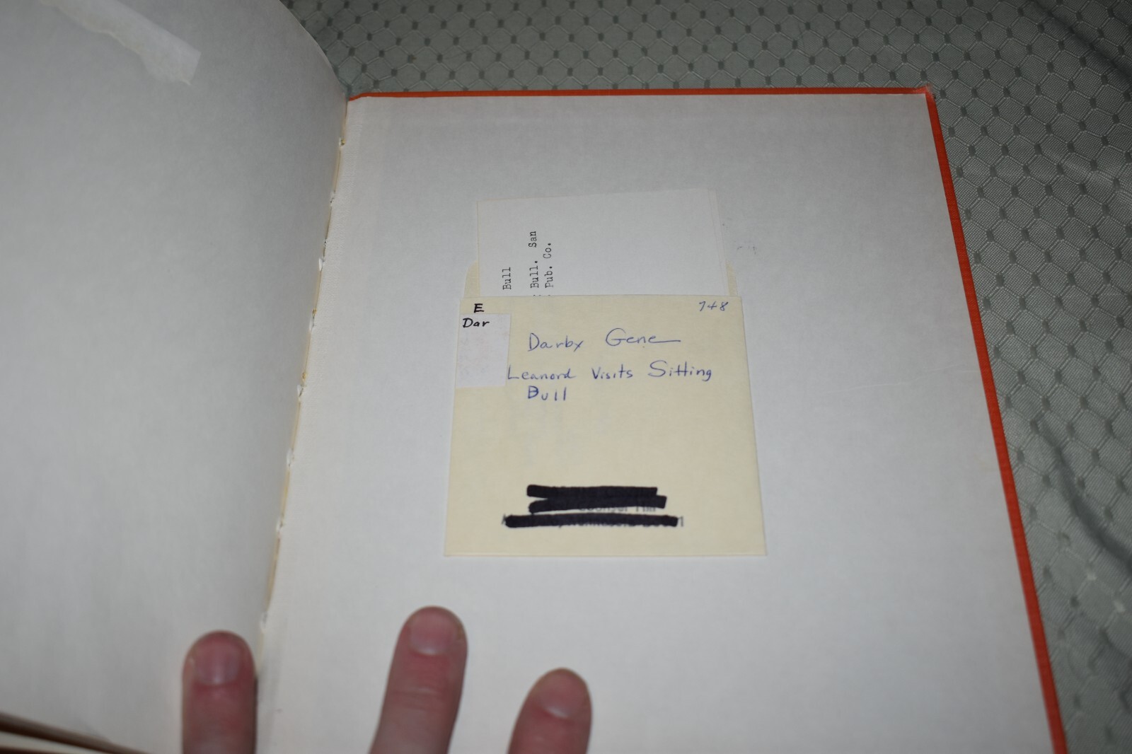 Leonard Visits Sitting Bull by Gene Darby (ex-library, hardcover)
