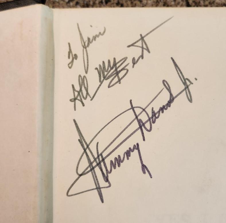 Sammy Davis Jr Yes I Can Autograph 1st Printing 1965 Book