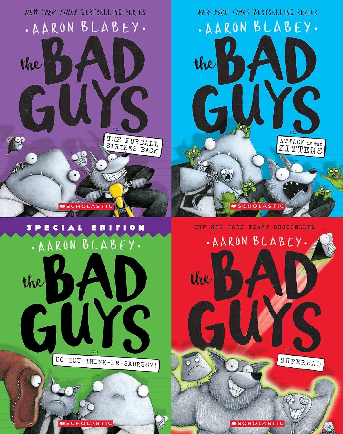 Bad Guys Book Series 1-16 Books Collection Set By Aaron Blabey NEW Paperbck 2023