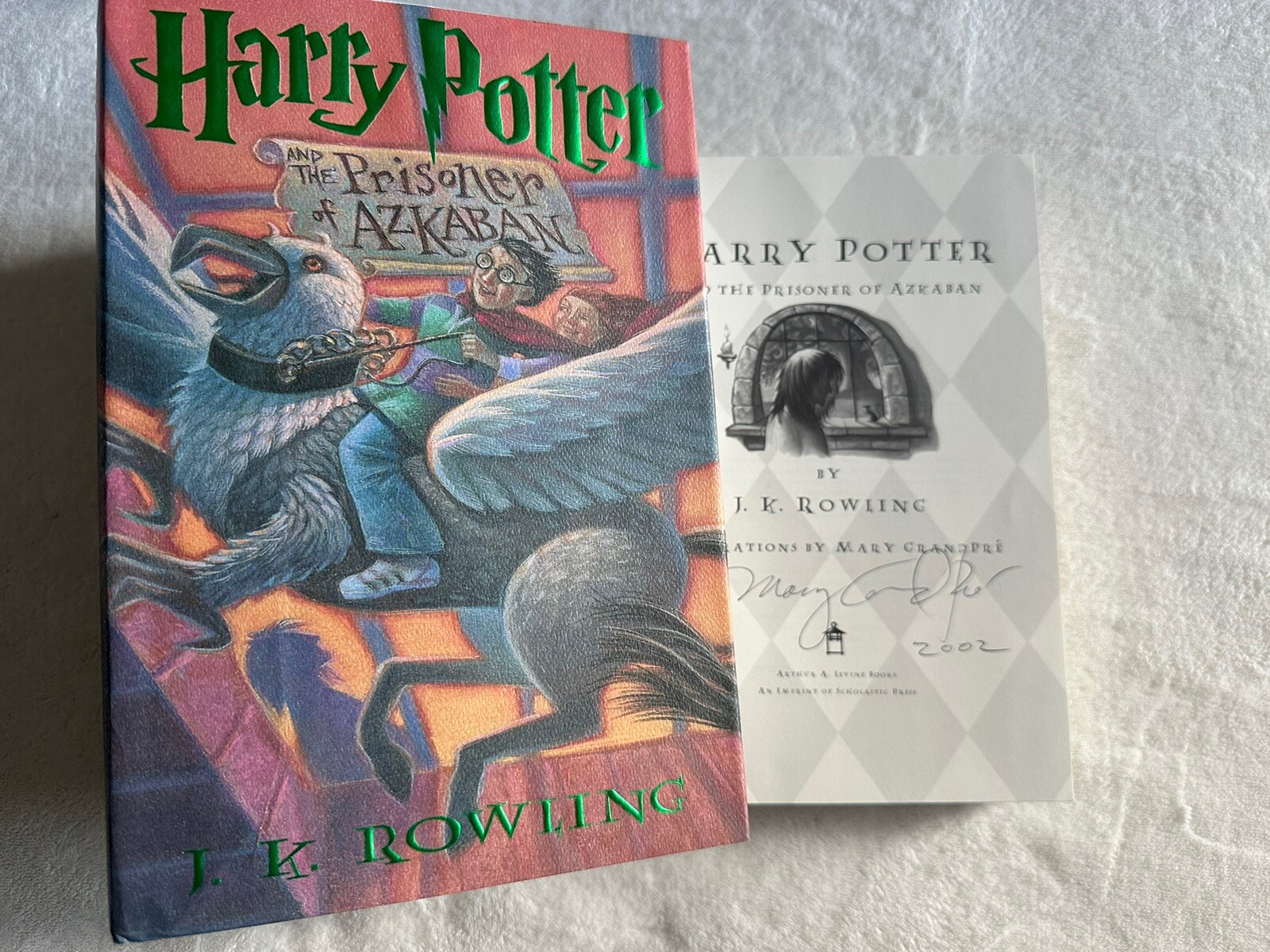 Harry Potter and the Prisoner of Azkaban | JK Rowling | Signed by Mary Grandpre