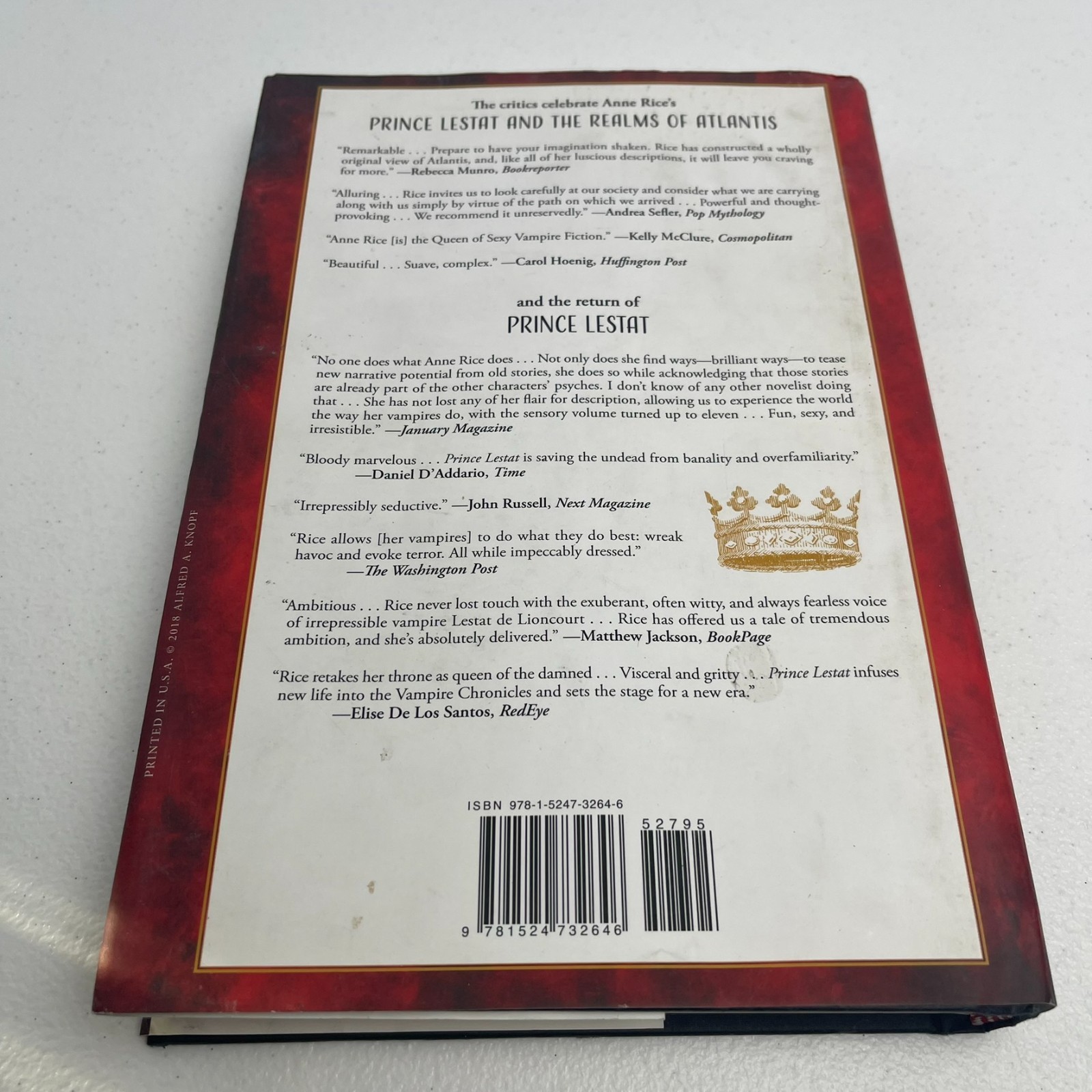 Anne Rice Blood Communion HC 1st edition