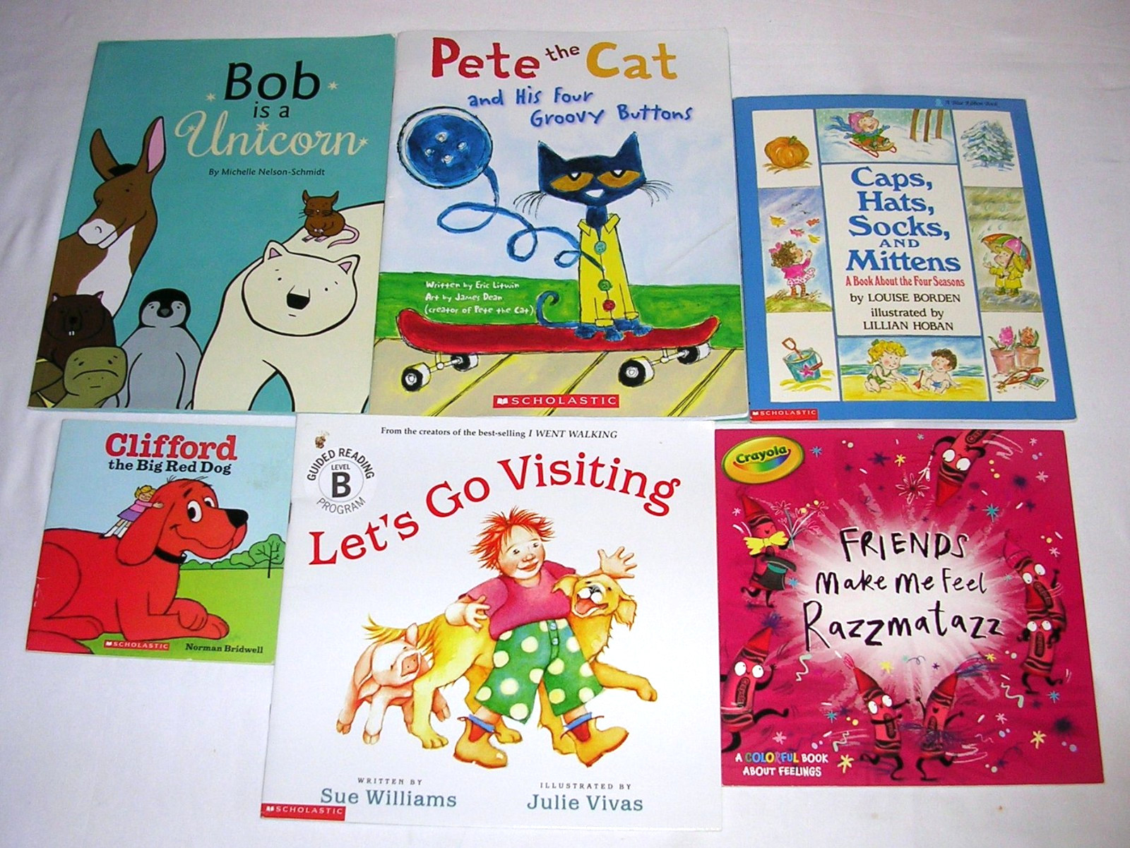Lot of 60 Children’s Picture Books: Toddler, Preschool, Beginner Level Reading