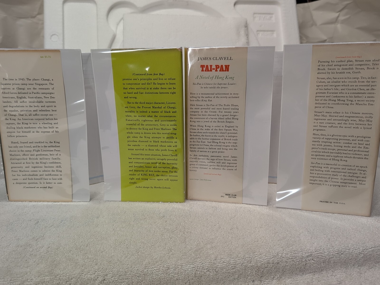 SHOGUN by James Clavell ~ 9 VOLUME COMPLETE SET in Custom Mylar ~ 9 Vols Wow!!!!