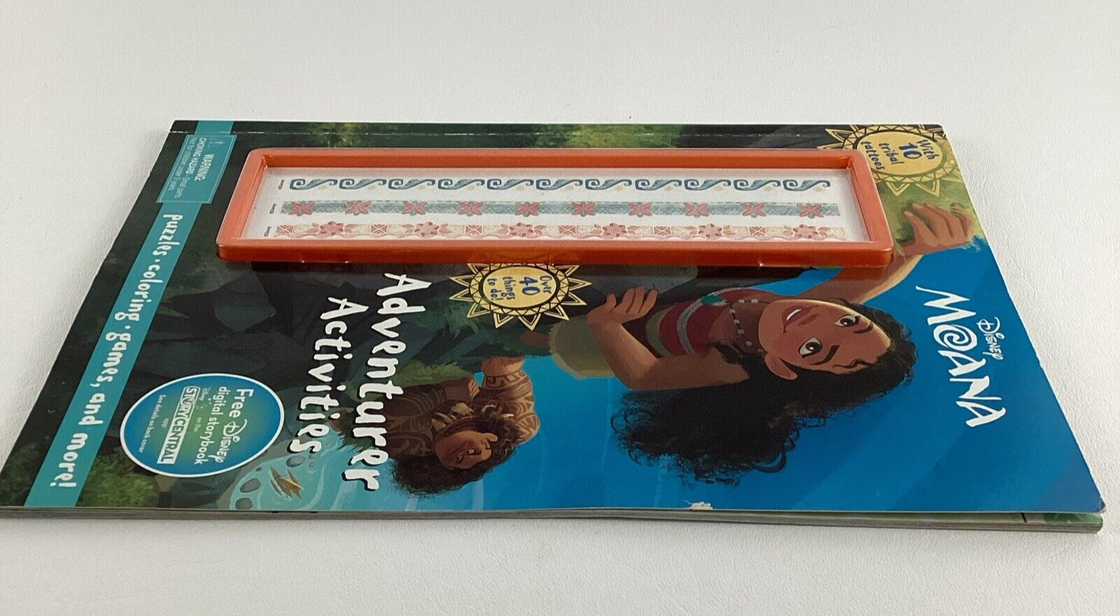 Disney Moana Coloring Book Adventurer Activities Puzzle Games Tribal Tattoos New