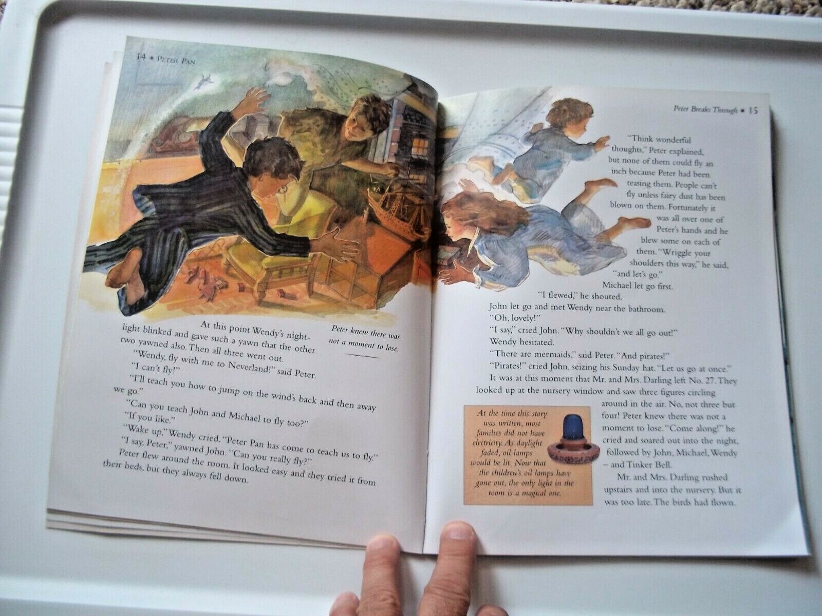 PETER PAN By J. M. BARRIE, Adapted By Michael Johnstone – DK BOOKS 1998 Book